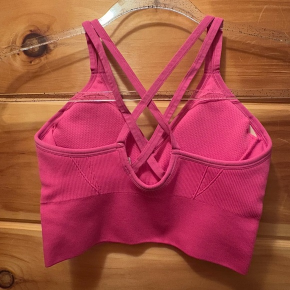 SPORTS BRA PINK SOMA STRAPPY BACK  LONG LINE XS NWT 48.00 - Picture 4 of 11